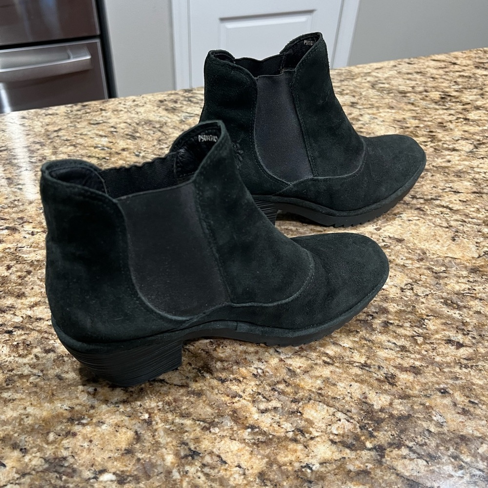 Fly London Black Suede Ankle Boot